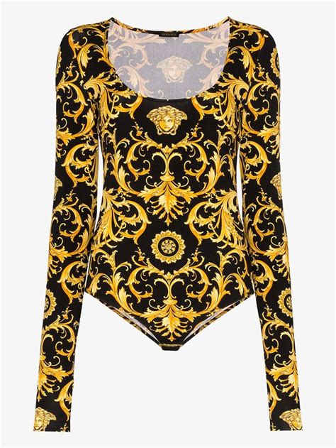 blusa versace feminina|Versace women's bodysuit.